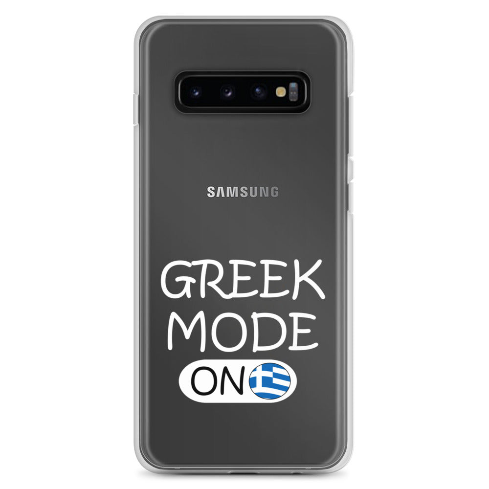 Greek Mode On Clear Case for Samsung®