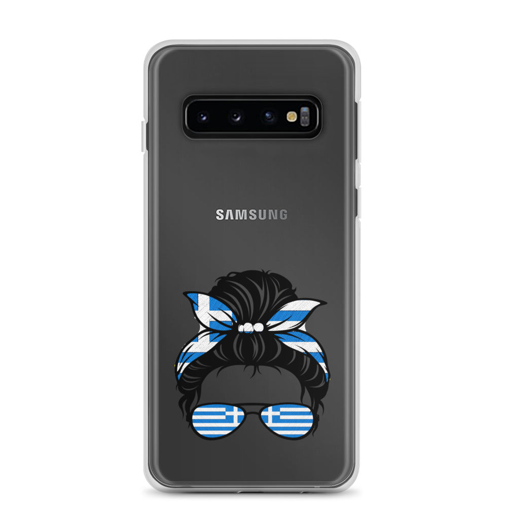 Greek Girl Clear Case for Samsung®