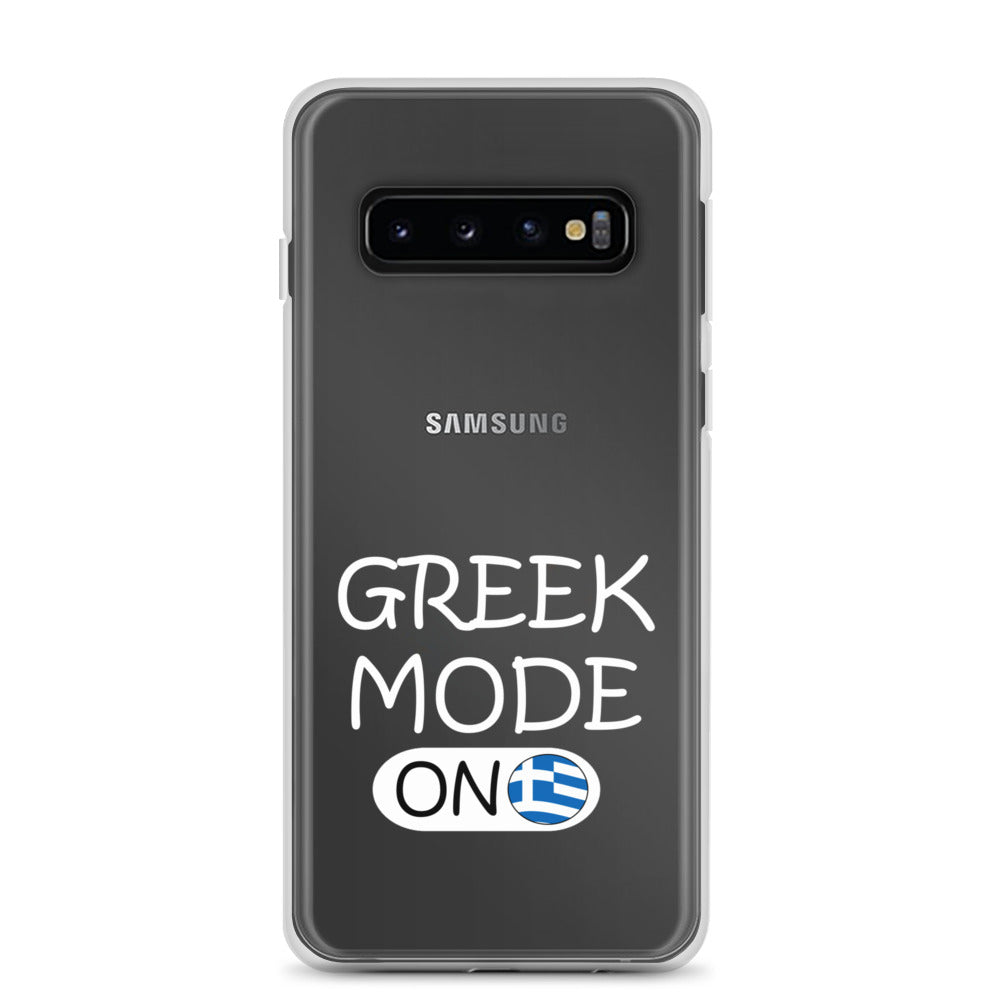 Greek Mode On Clear Case for Samsung®