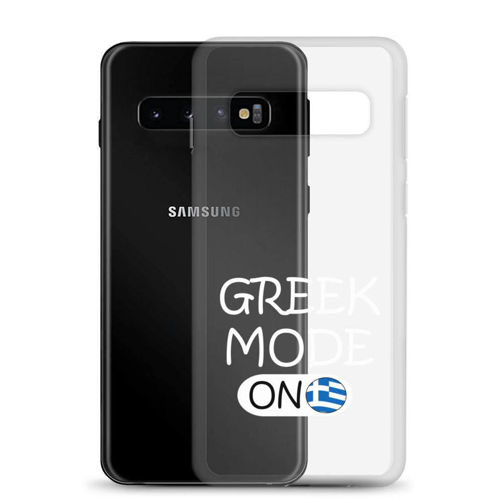 Greek Mode On Clear Case for Samsung®