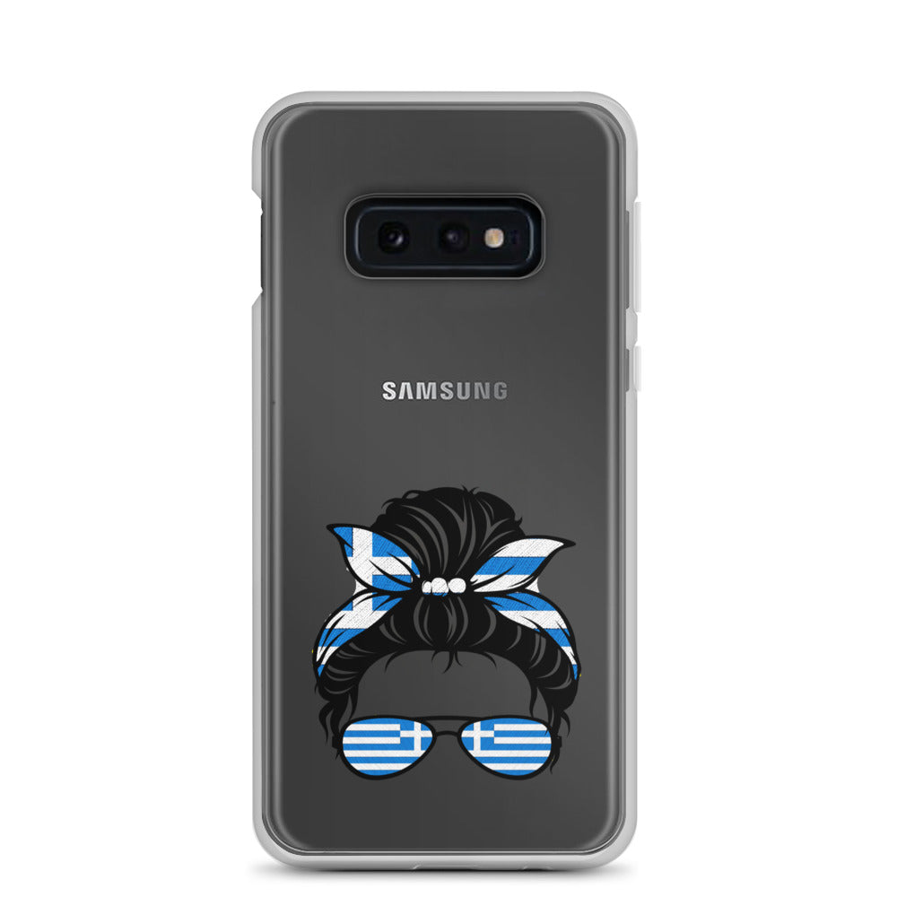 Greek Girl Clear Case for Samsung®