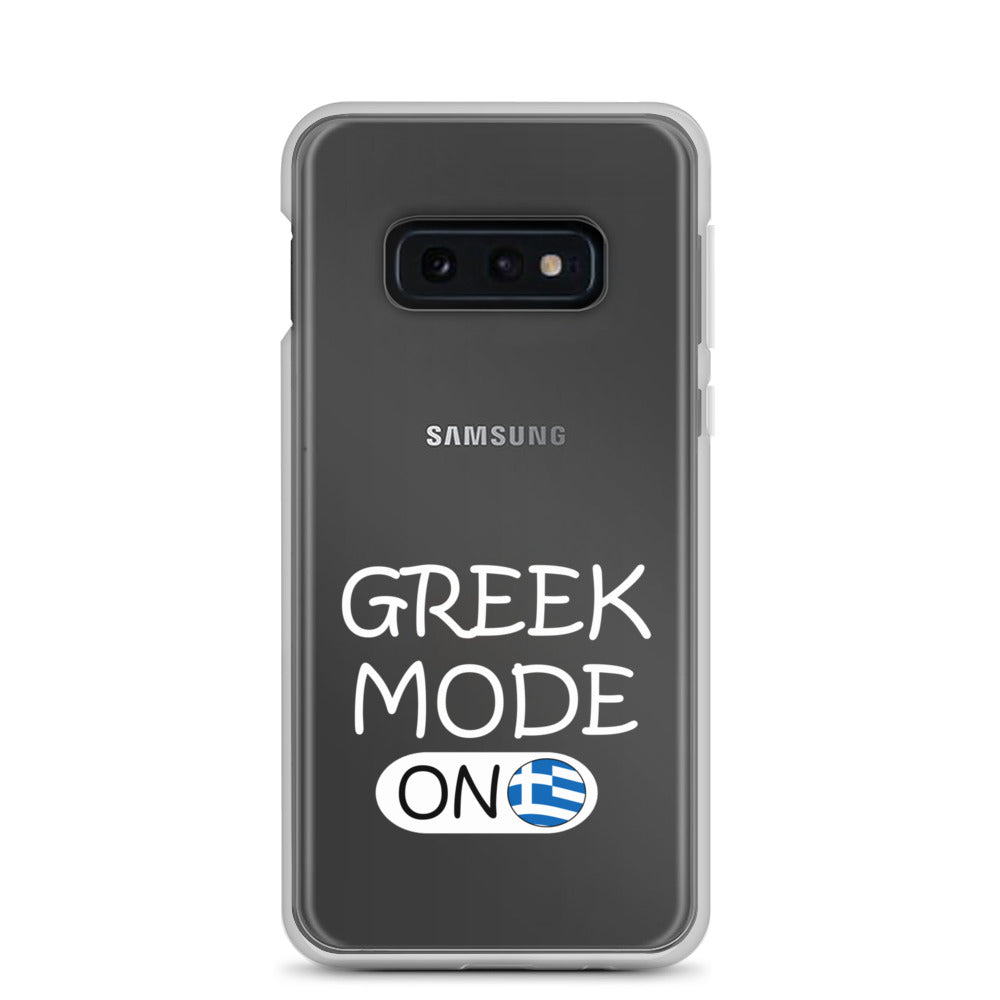 Greek Mode On Clear Case for Samsung®