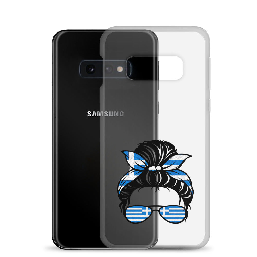 Greek Girl Clear Case for Samsung®