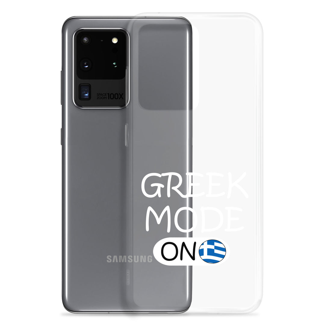 Greek Mode On Clear Case for Samsung®