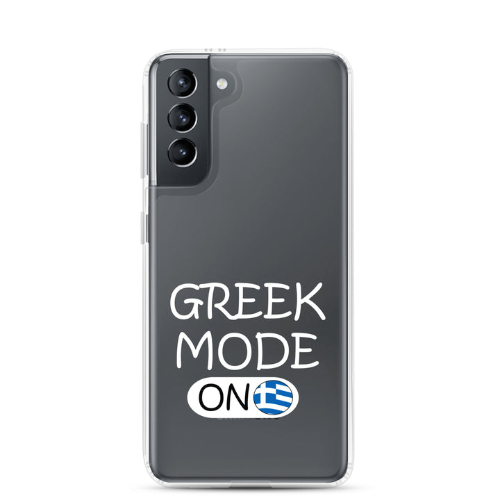 Greek Mode On Clear Case for Samsung®