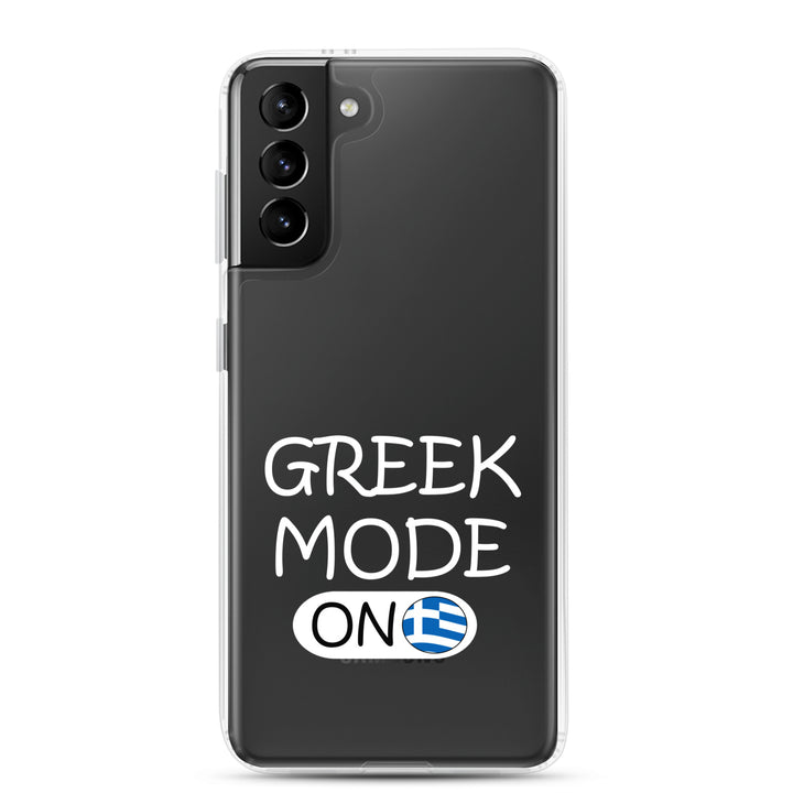 Greek Mode On Clear Case for Samsung®