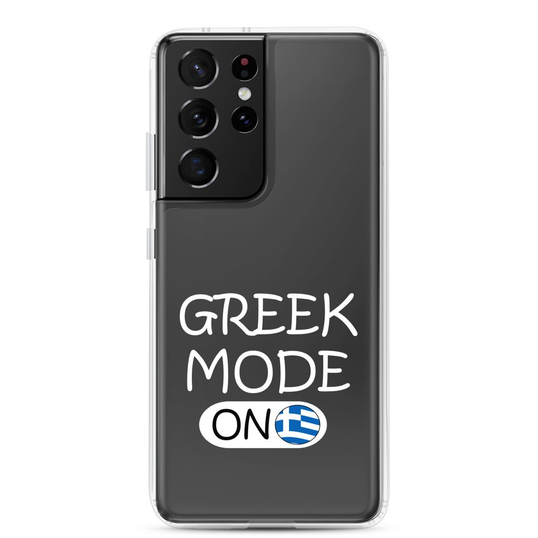 Greek Mode On Clear Case for Samsung®