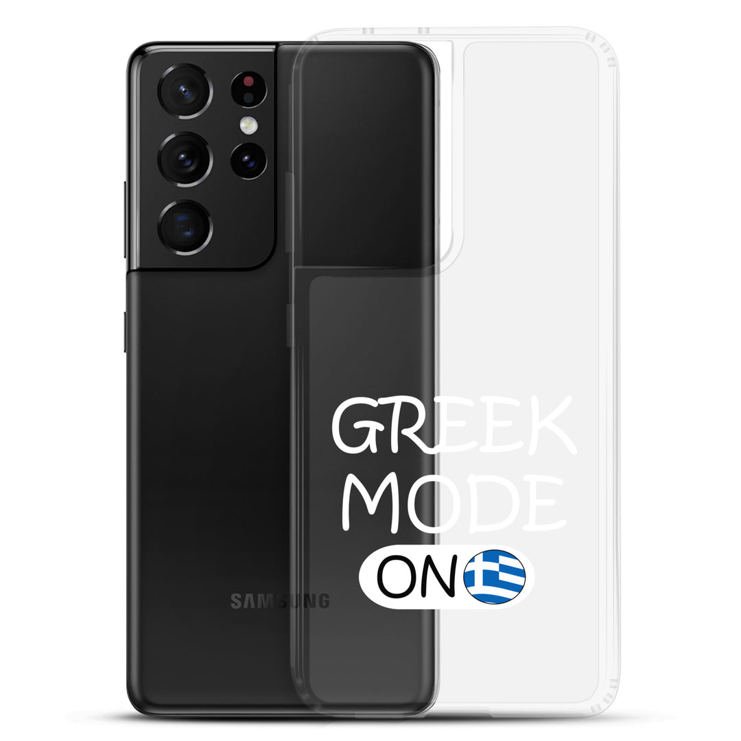 Greek Mode On Clear Case for Samsung®