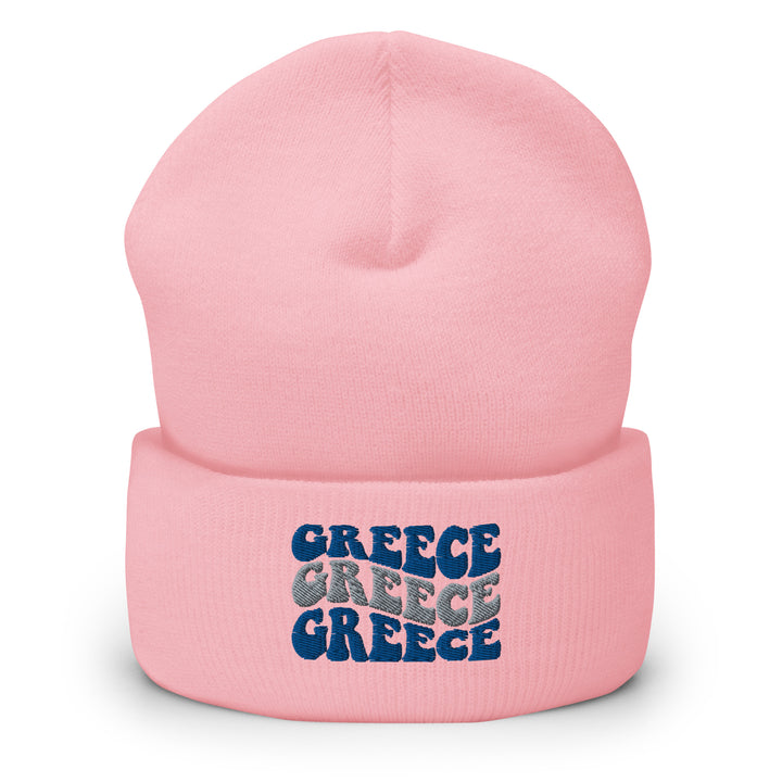 Greece Cuffed Beanie