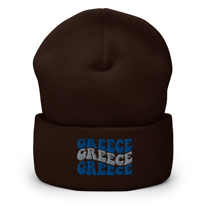 Greece Cuffed Beanie