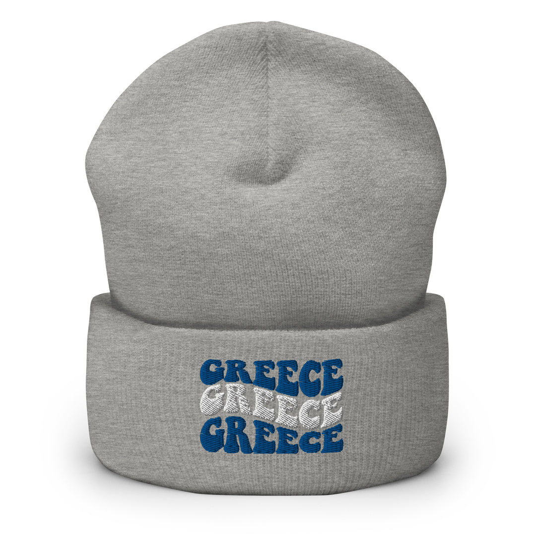 Greece Cuffed Beanie