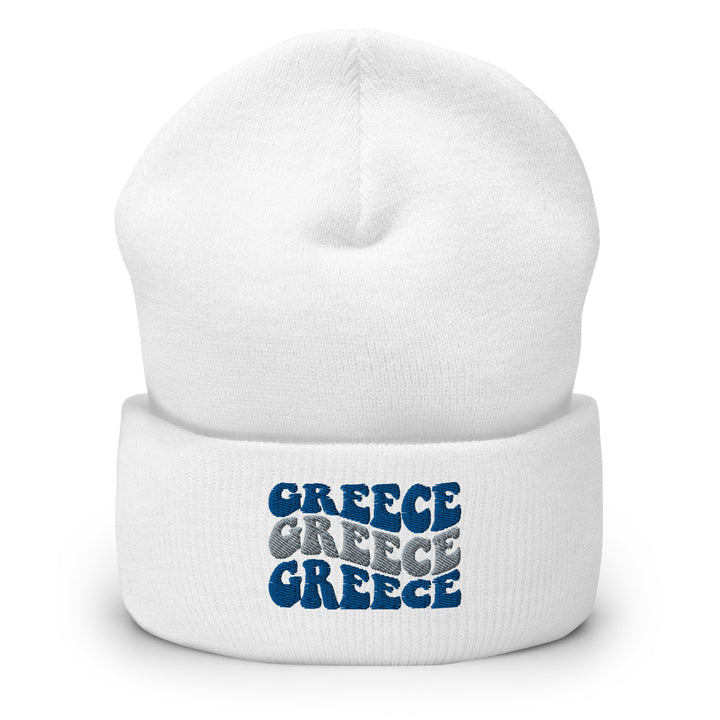 Greece Cuffed Beanie