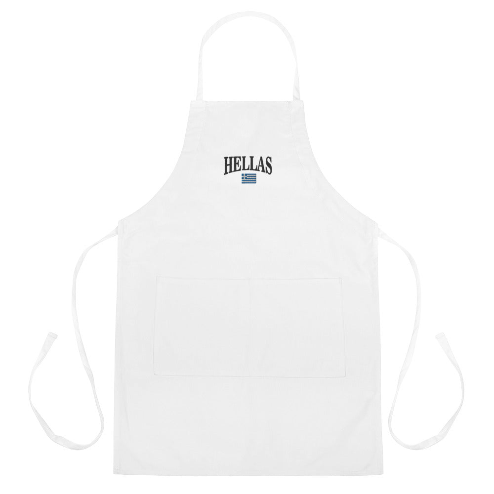 Hellas Embroidered Apron