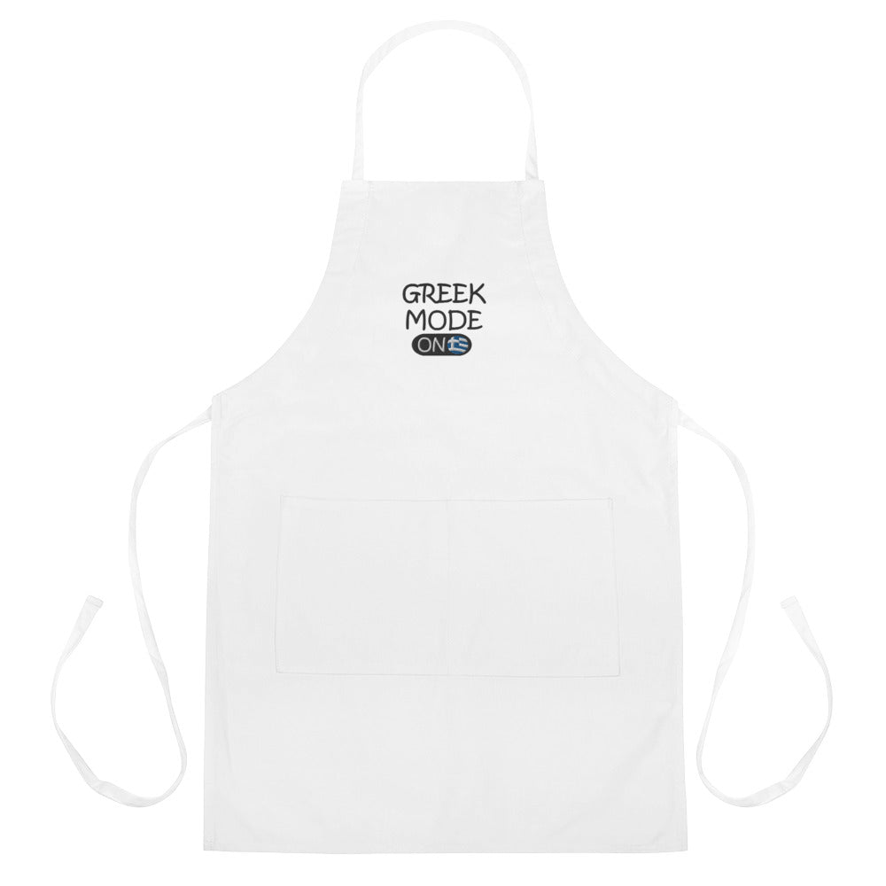 Greek Mode Embroidered Apron