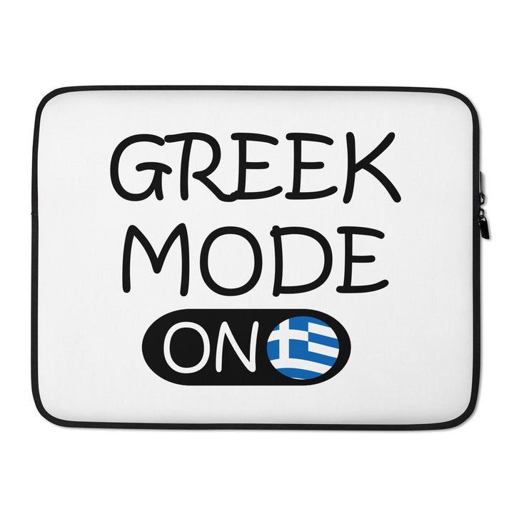 Greek Mode on Laptop Sleeve