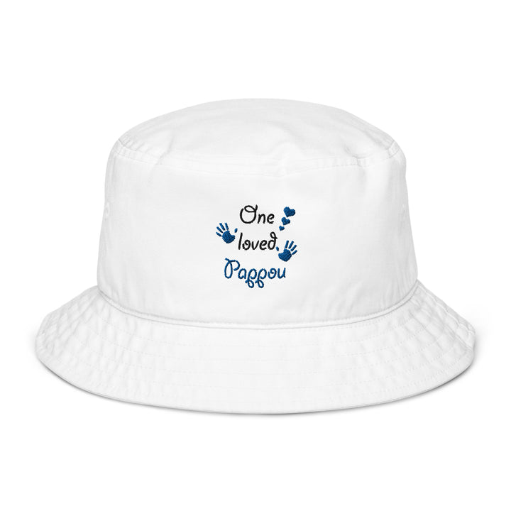 One Loved Pappou Organic bucket hat