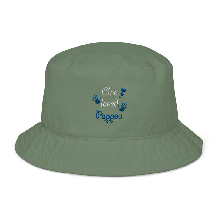 One Loved Pappou Organic bucket hat