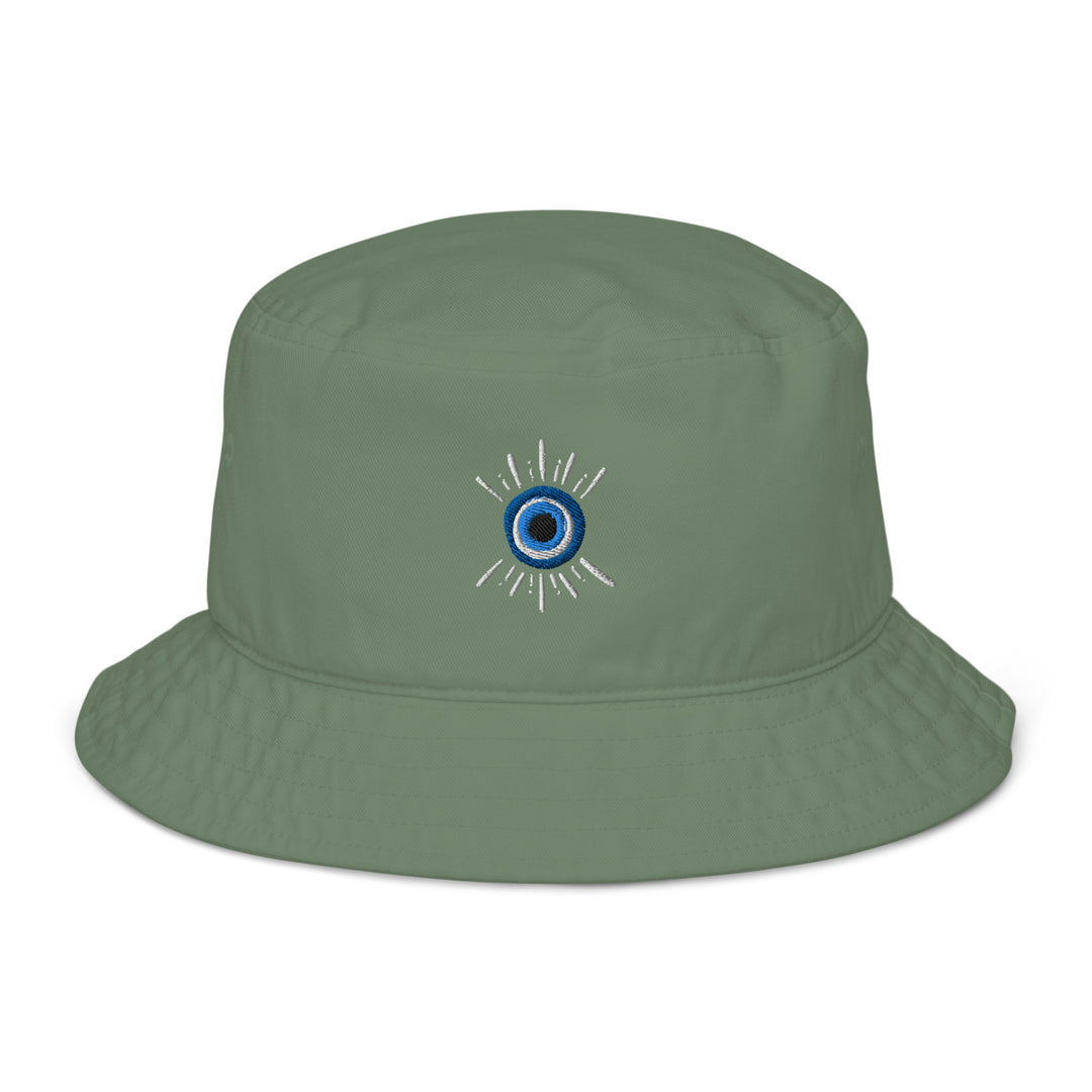 Greek Mati Organic bucket hat