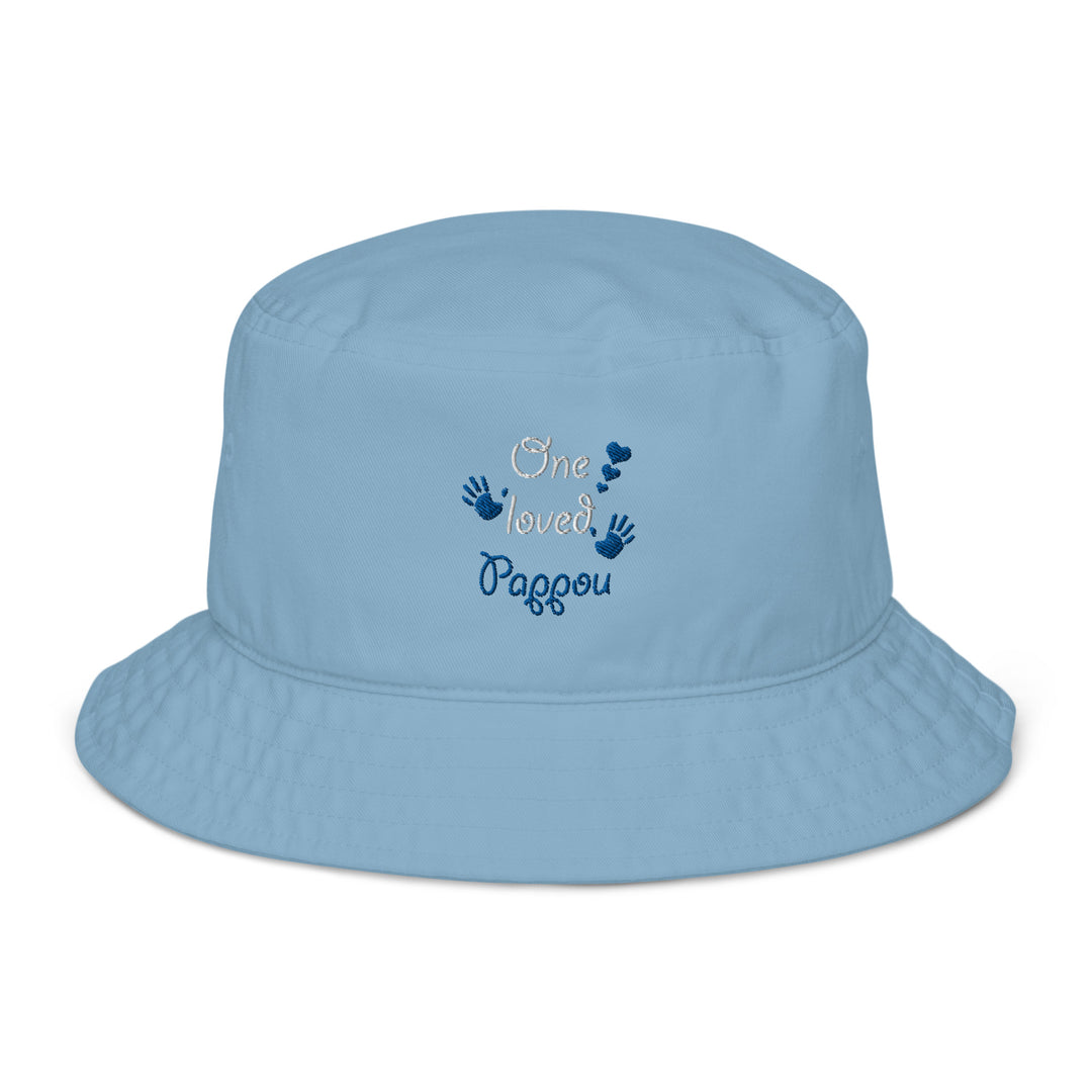 One Loved Pappou Organic bucket hat