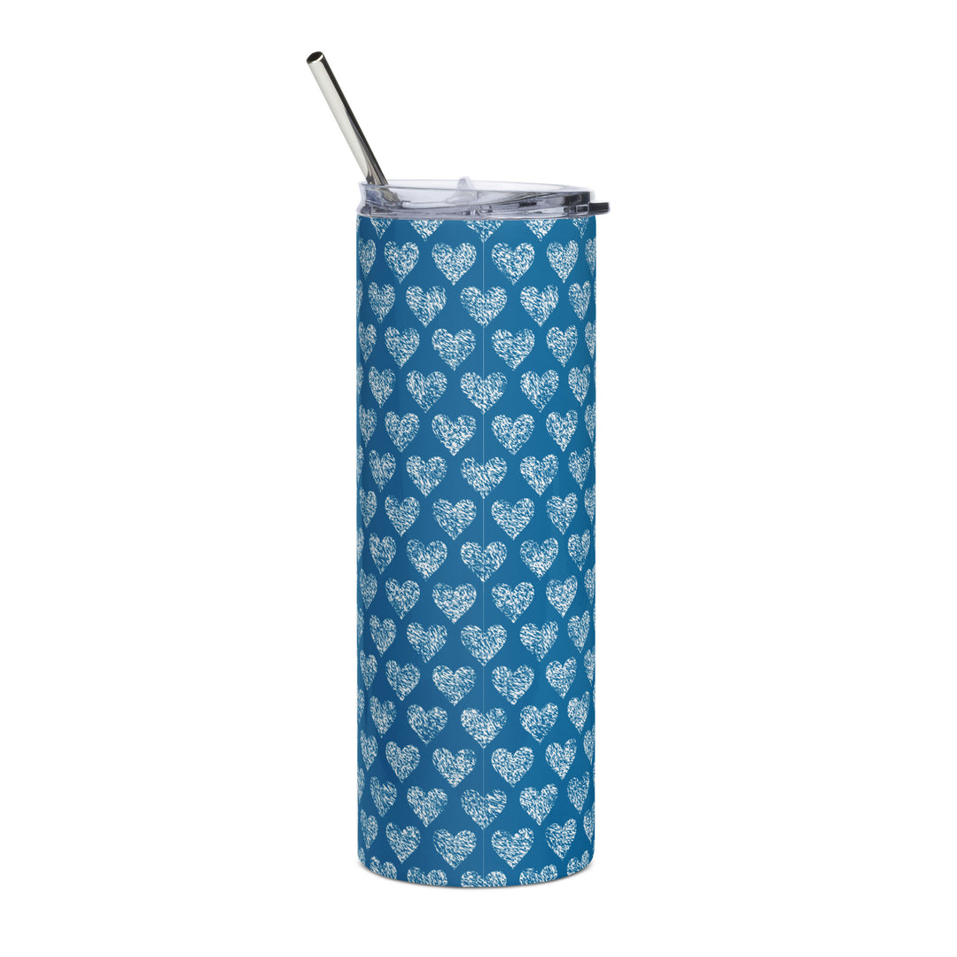 Hearts Stainless steel tumbler