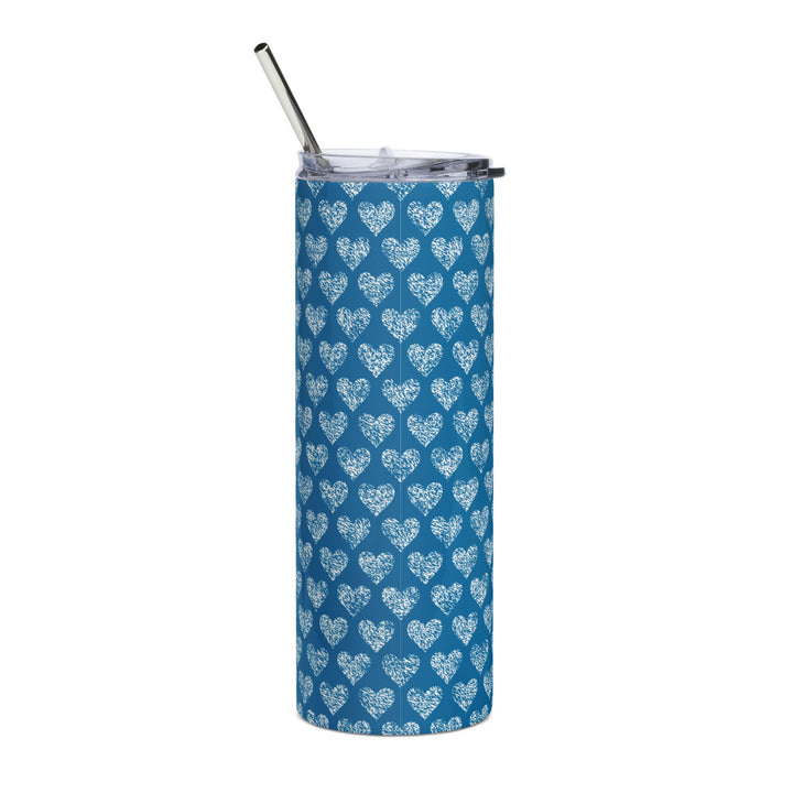 Hearts Stainless steel tumbler