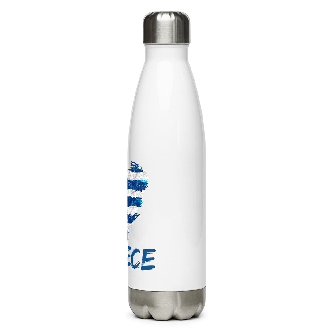 Greek Heart Stainless steel water bottle