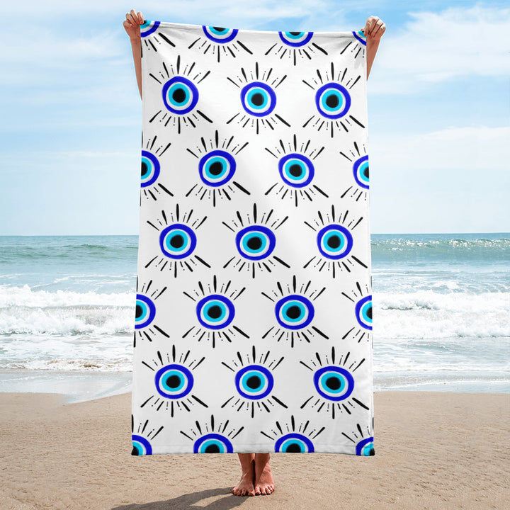 Greek Mati Towel