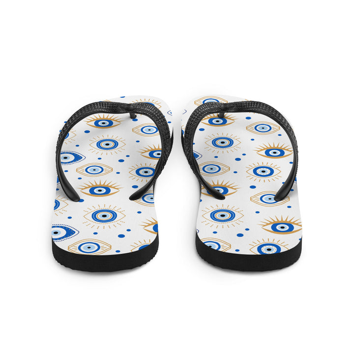 Greek Evil Eyes Flip-Flops