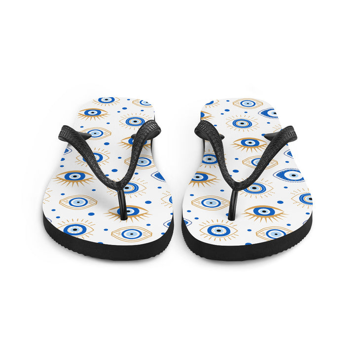 Greek Evil Eyes Flip-Flops