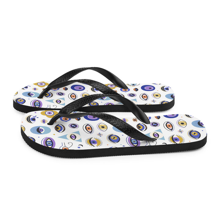 Greek Eyes Flip-Flops