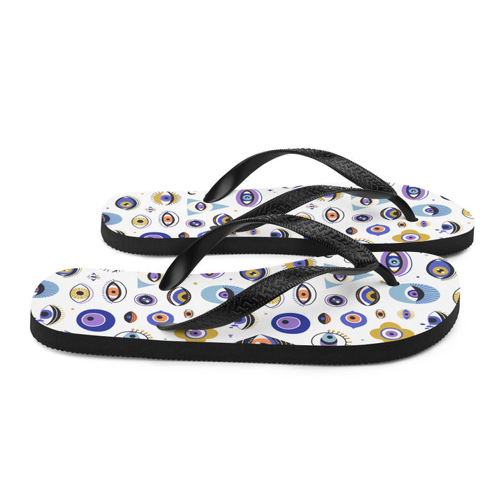 Greek Eyes Flip-Flops