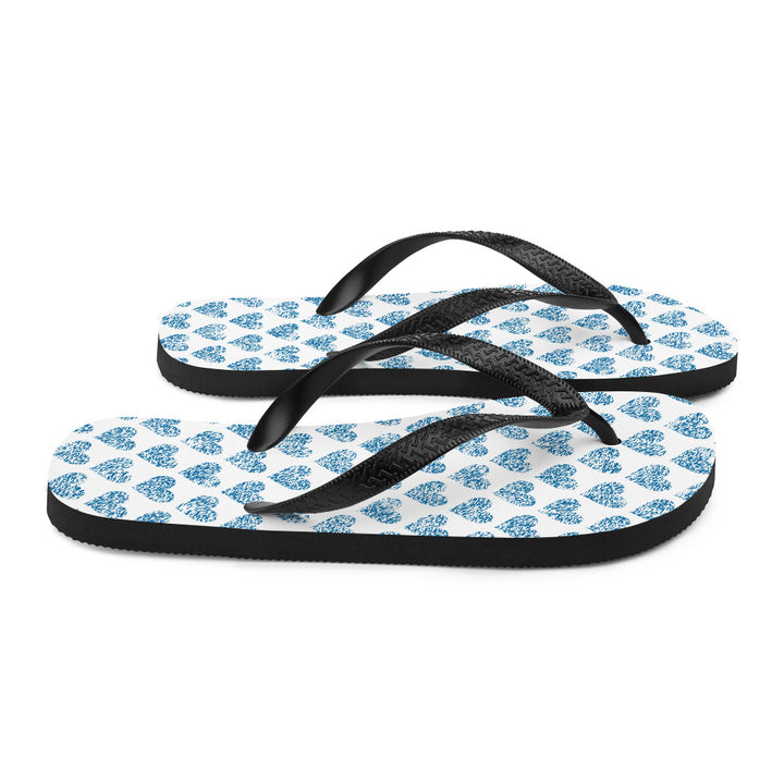 Greek Hearts Flip-Flops