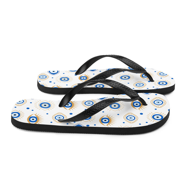 Greek Evil Eyes Flip-Flops