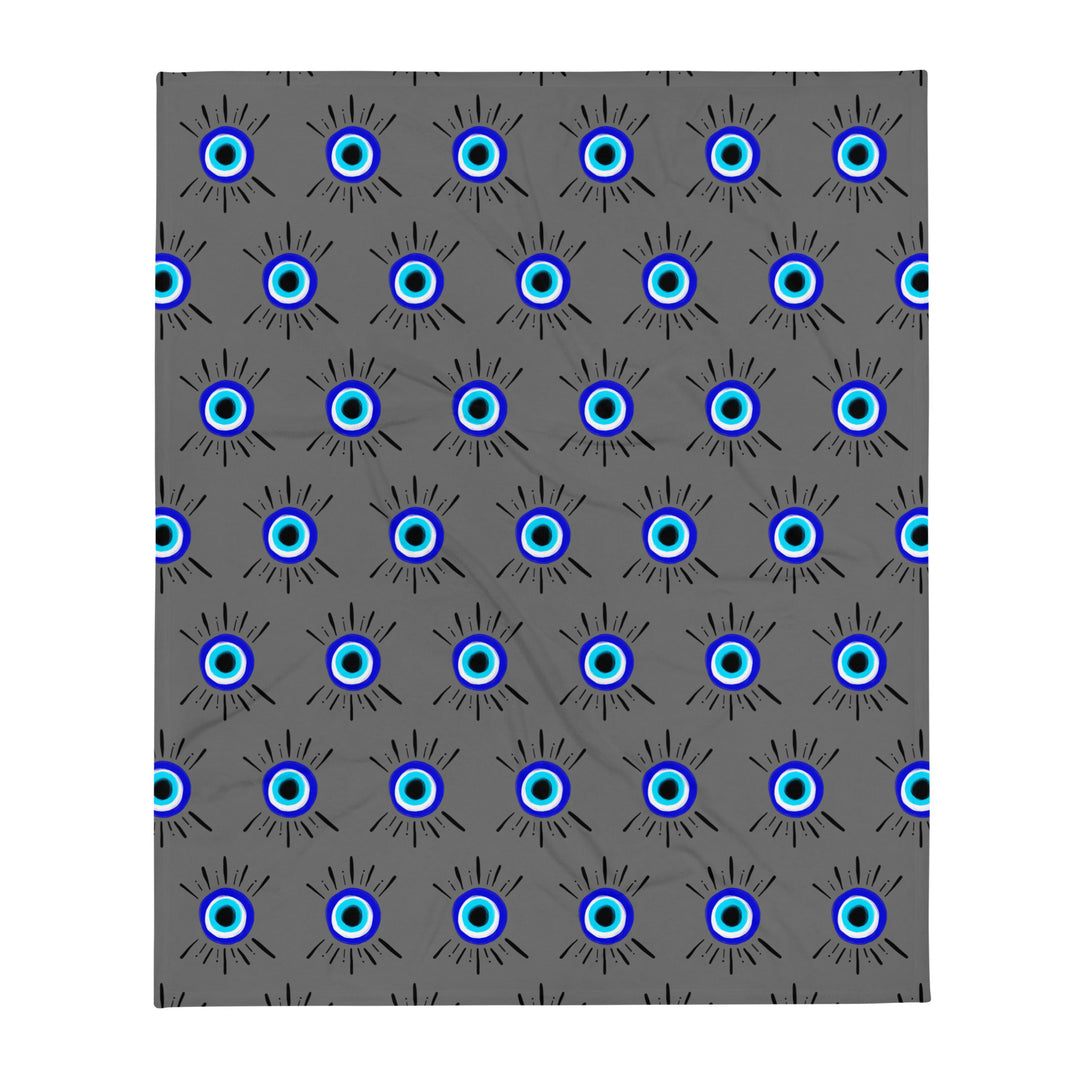 Greek Eye Throw Blanket