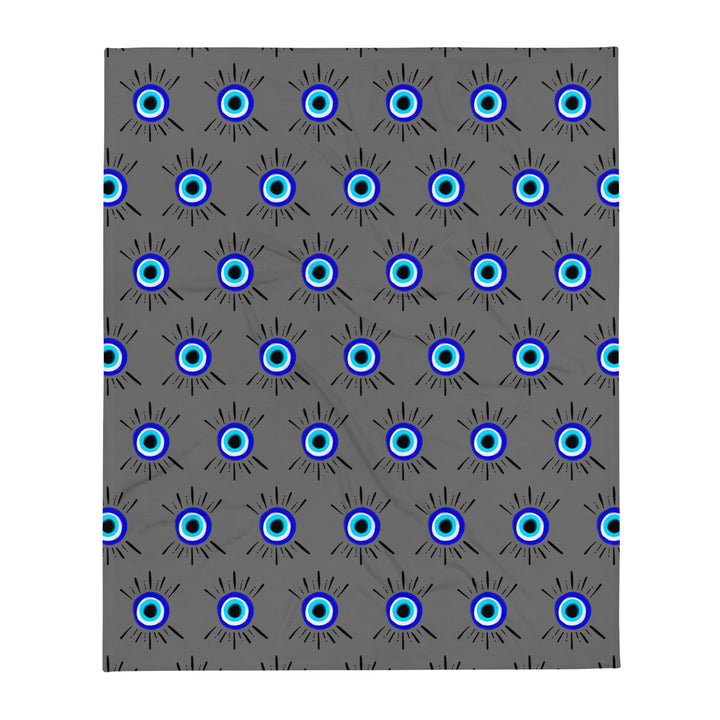 Greek Eye Throw Blanket