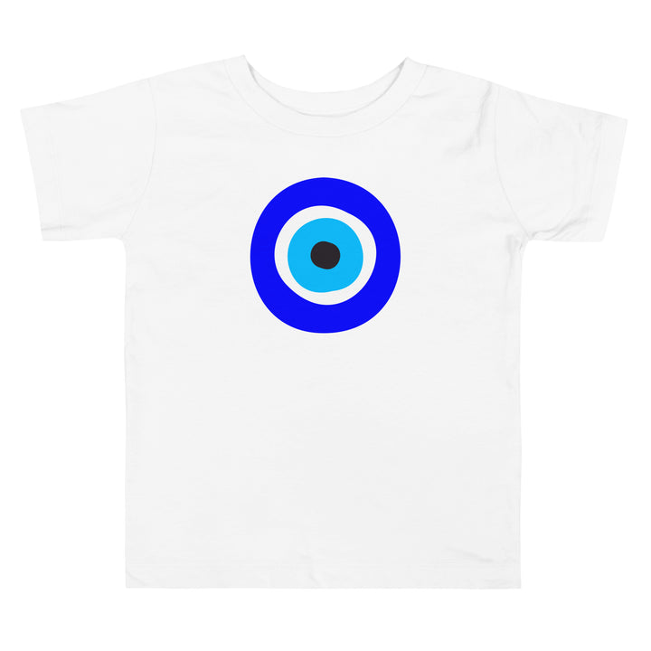 Greek Evil Eye Toddler Short Sleeve Tee