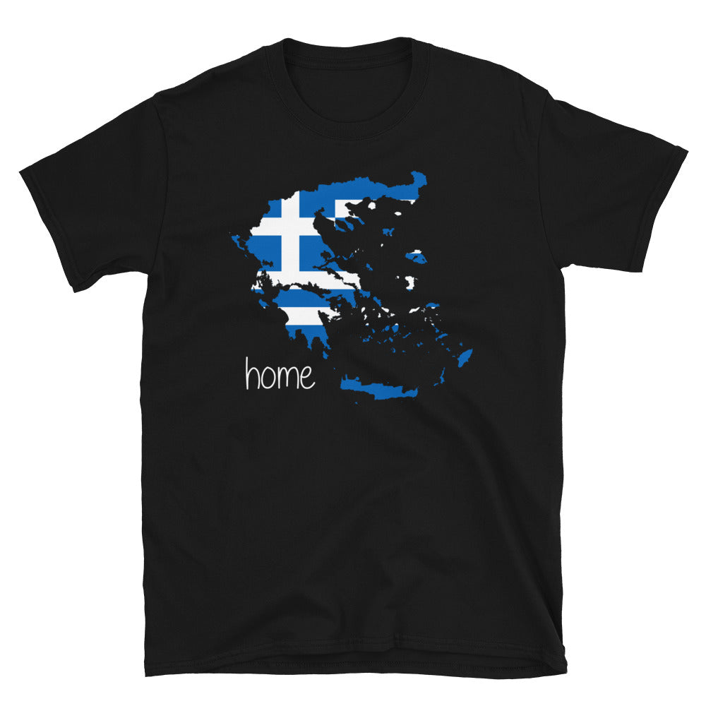 Greece Home - Short-Sleeve Unisex T-Shirt