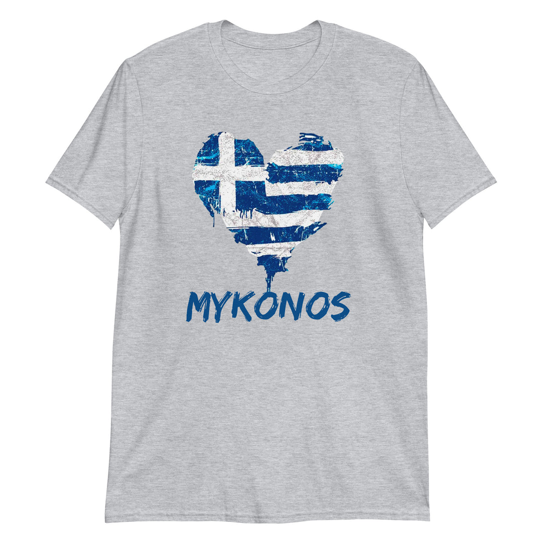 Mykonos - Short-Sleeve Unisex T-Shirt