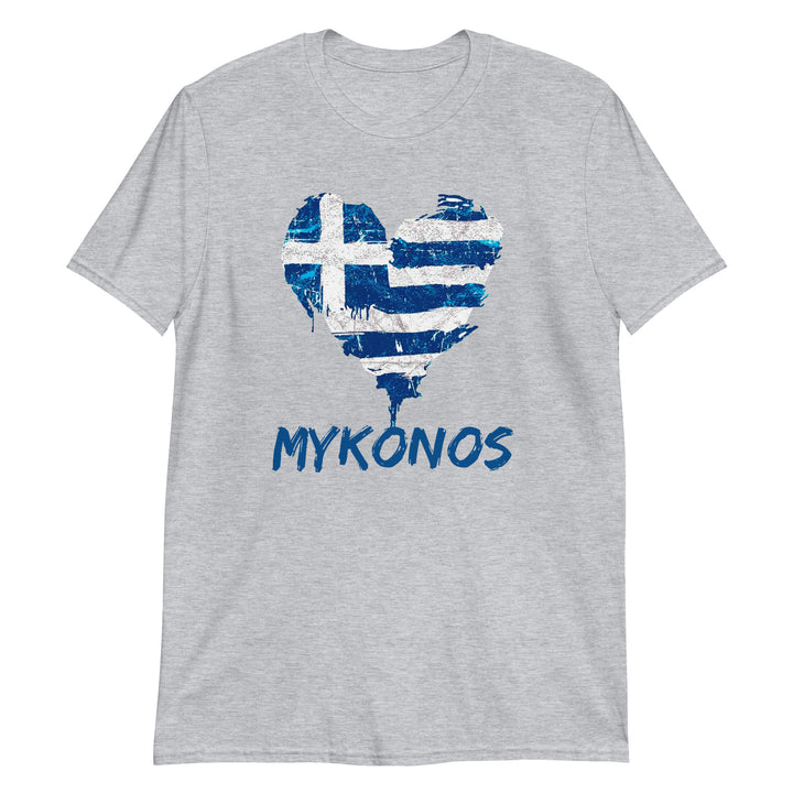 Mykonos - Short-Sleeve Unisex T-Shirt