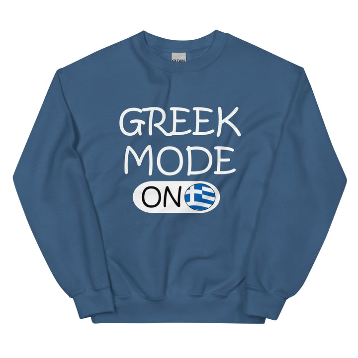 Greek Mode on Unisex Sweatshirt