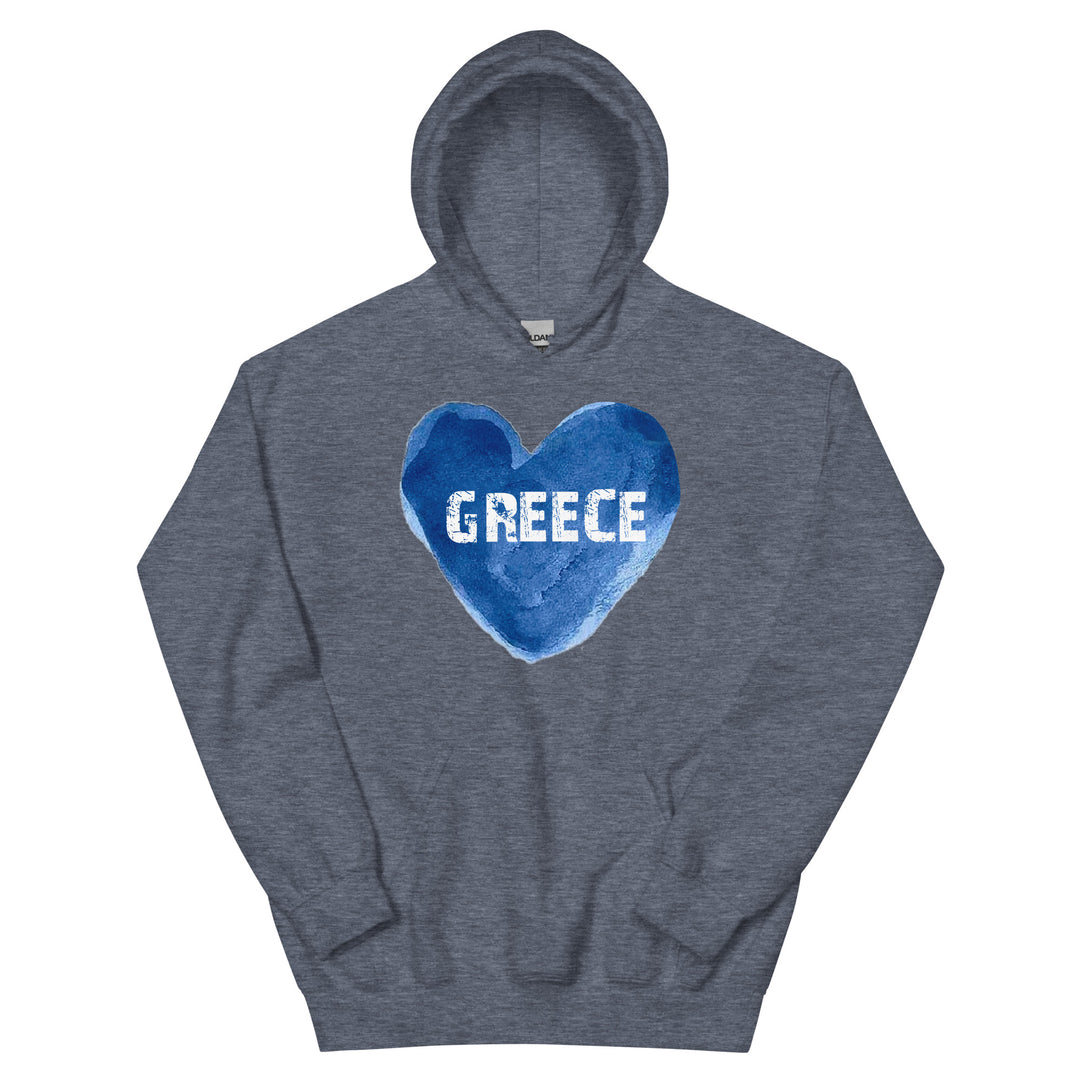 Greece Heart Unisex Hoodie