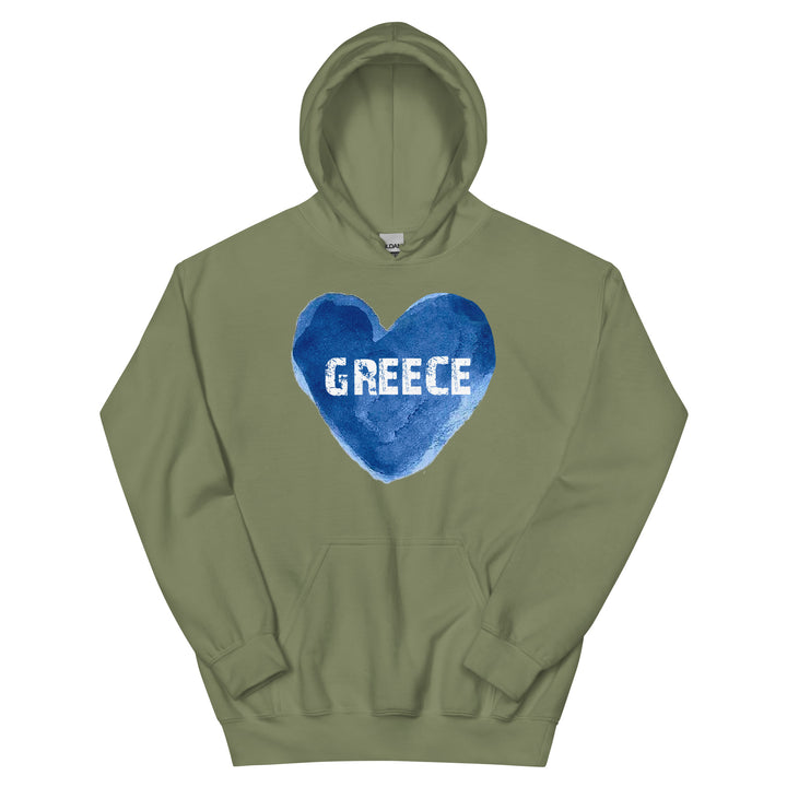 Greece Heart Unisex Hoodie