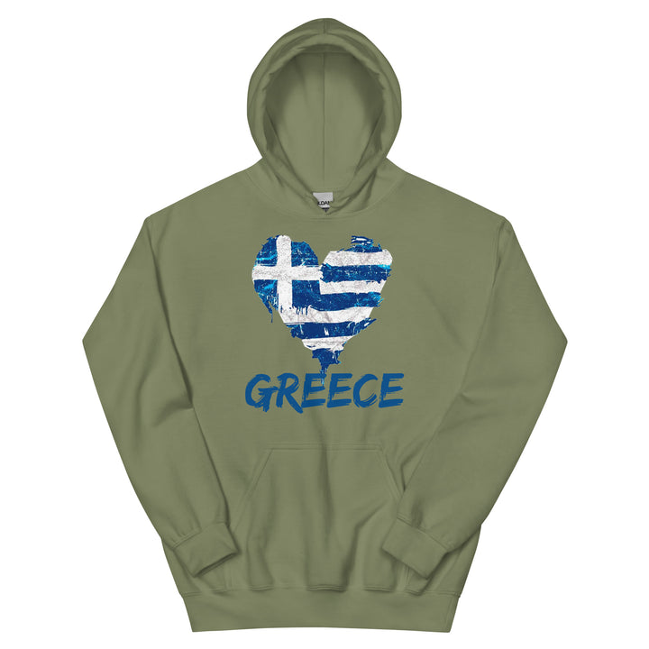 Greek Heart Unisex Hoodie