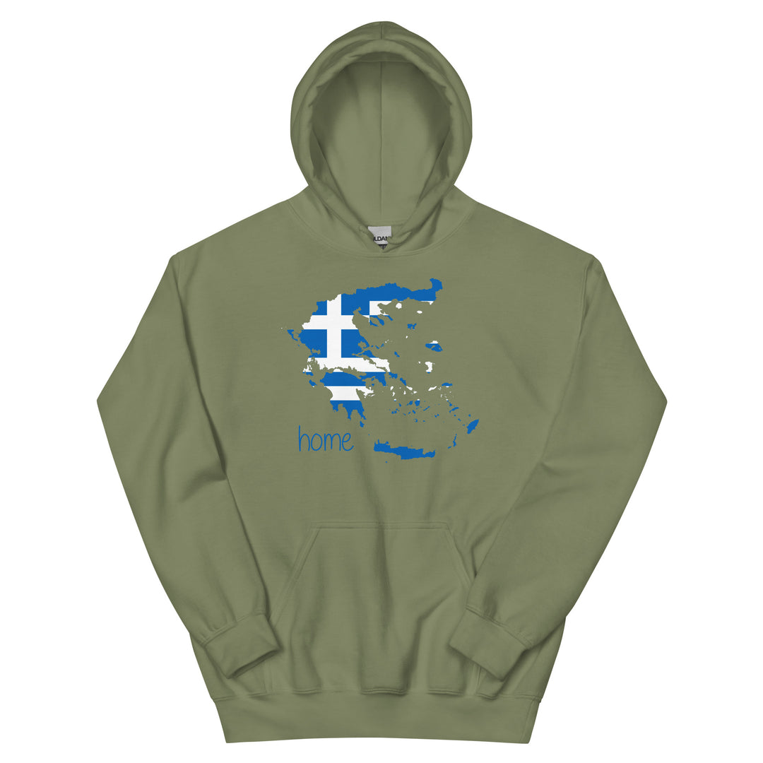 Greece Map Unisex Hoodie