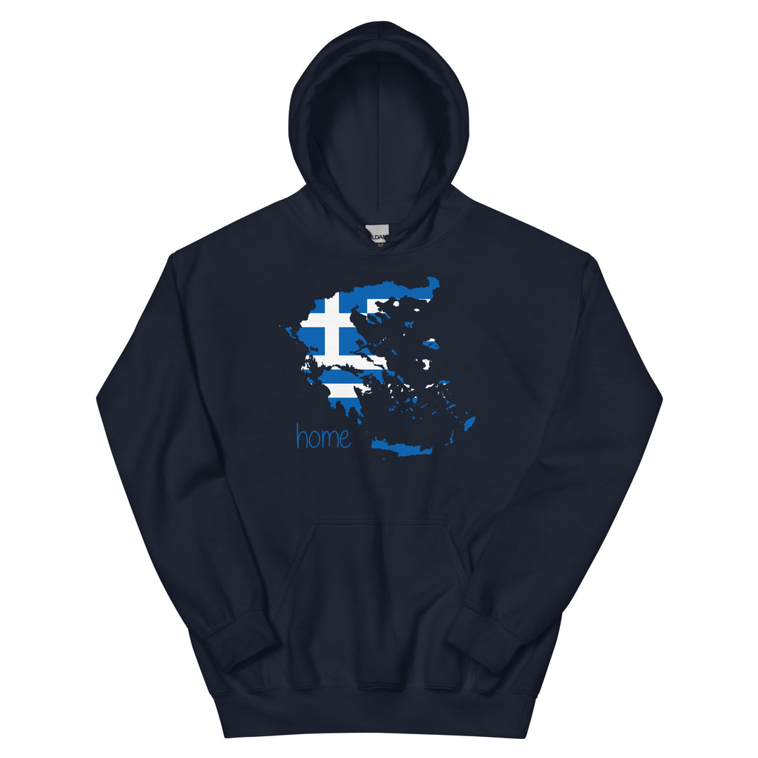 Greece Map Unisex Hoodie