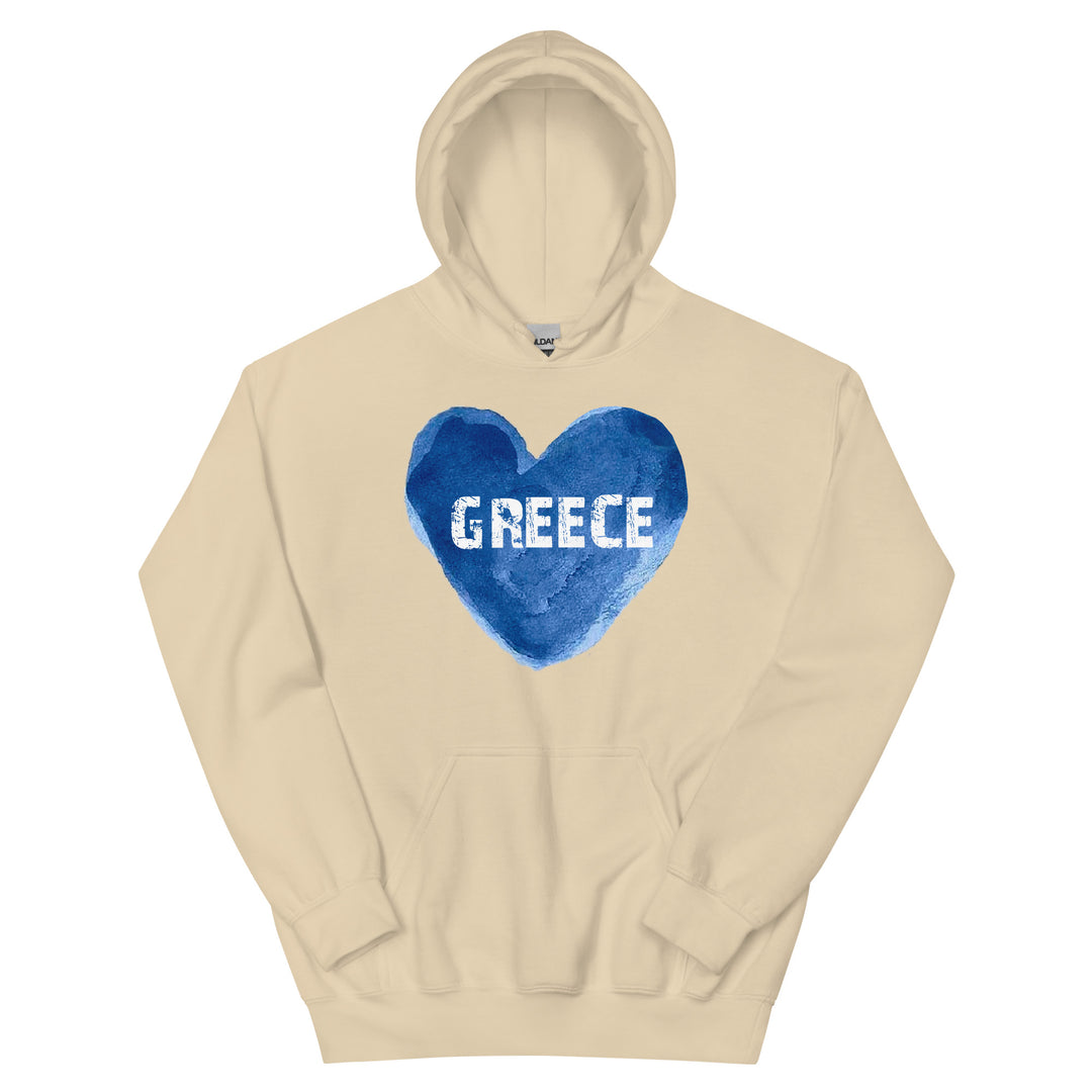 Greece Heart Unisex Hoodie