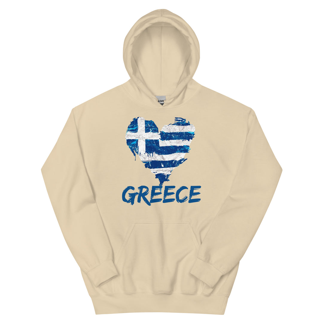 Greek Heart Unisex Hoodie