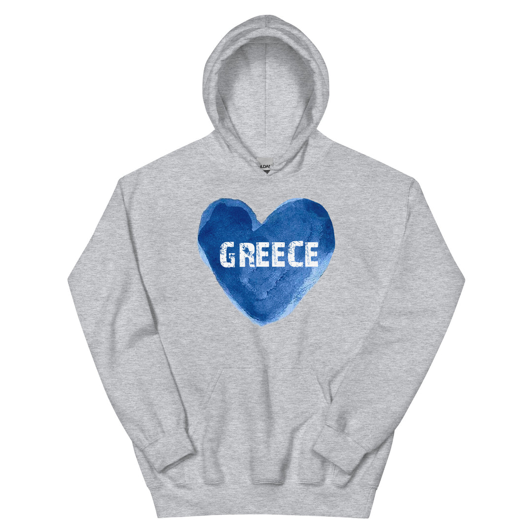 Greece Heart Unisex Hoodie