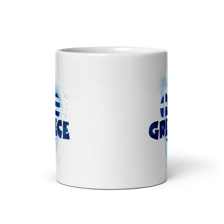 Greece - White glossy mug