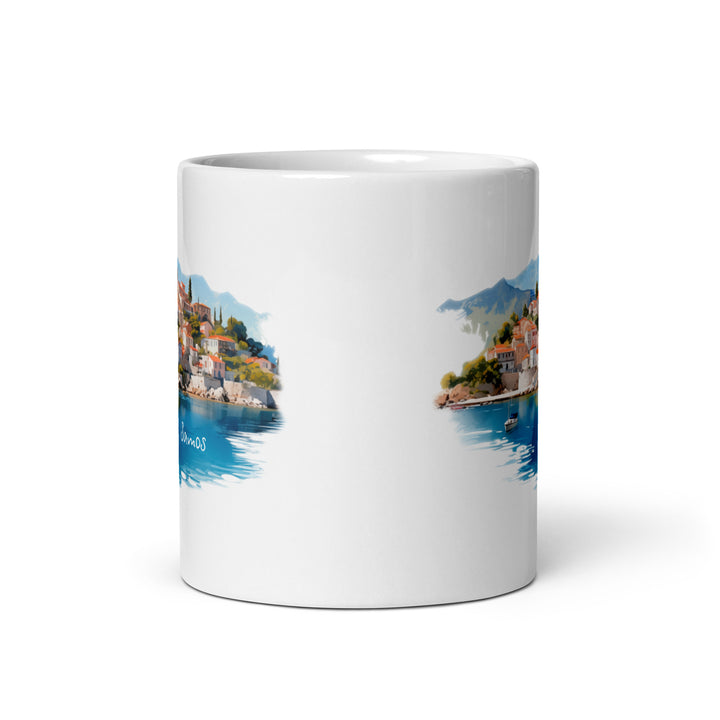 Samos White glossy mug